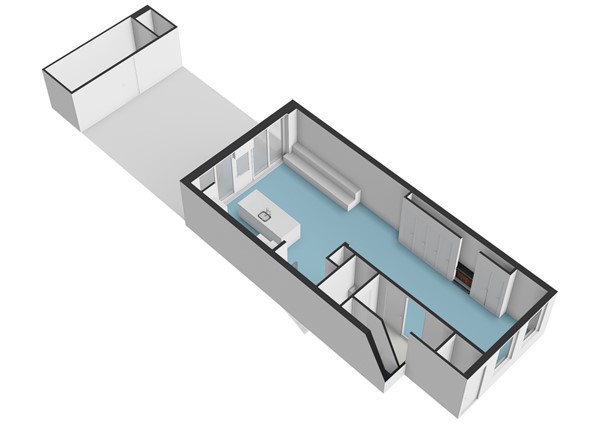 Floorplan - Marnixkade 13H, 1015 XM Amsterdam